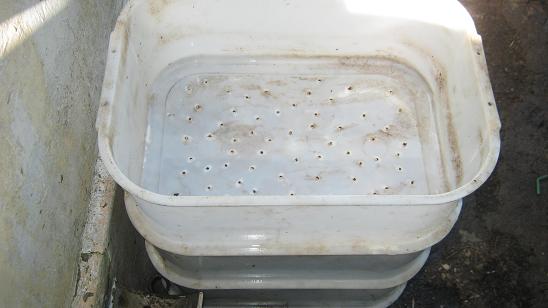 3 tier worm farm with empty top bin!